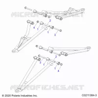 FRONT SUSPENSION A-ARM MOUNTING