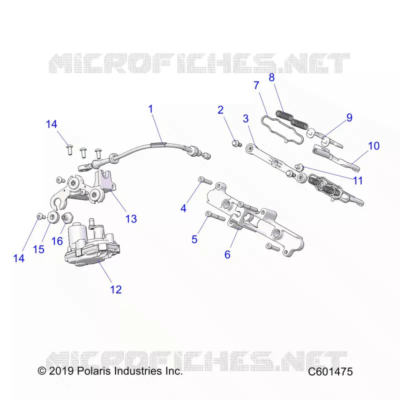 ENGINE, AUSPUFFKLAPPE ASM. AND ACTUATOR
