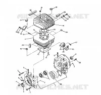 CRANKCASE AND ZYLINDER TRAIL BLAZER / W927221 (4922852285031A)