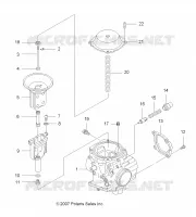 MOTOR, VERGASER, UPPER