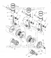 KOLBEN   KURBELWELLE RXL / 0930768 AND RXL SKS / 0930568 (4922992299032A)