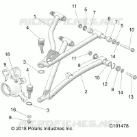 FRONT SUSPENSION A-ARMS