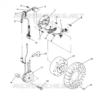 MAGNETO ASSEMBLY LITE GT / 0933133 (4923232323036A)