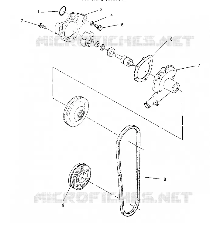 WASSERPUMPE 500 CARB 0952764 (4929192919C007)