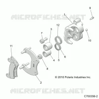 HINTERBREMSE CALIPER