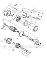 ANLASSER ASSEMBLY SL 750 / B934070 (4924752475029A)