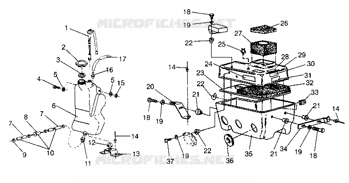ÖLTANK/LUFTFILTERKASTEN  XLT SPECIAL (XTRA) 0946767 (4927112711027A)