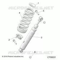 SUSPENSION, FRONT SHOCK MOUNTING