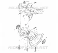 CRANKCASE  TRAIL TOURING 0982362 AND EUROPEAN TRAIL TOURING E982362 (4942314231C006)