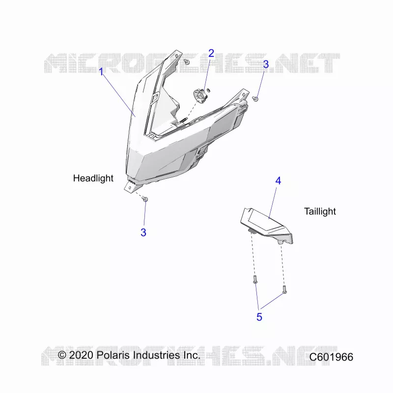ELEKTRIC, HEADLIGHT AND TAILLIGHT