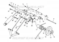 HINTER Drehmomentarm (SKS) 500 SKS 0972564 and EUROPEAN 500 SKS E972564 (4938393839C007)