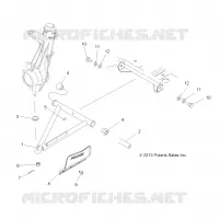 SUSPENSION, A-ARM and STREBE MOUNTING