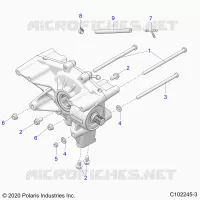 ANTRIEB, REAR GEARCASE MOUNTING