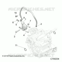 DRIVE TRAIN, MAIN GEARCASE MOUNTING