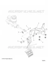 BRAKES, PEDAL AND MASTER CYLINDER MOUNTING