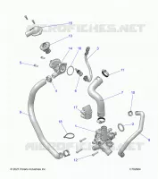MOTOR, WATERPUMP AND BYPASS