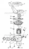 LUFTFILTERKASTEN  XPLORER 300 W98CC28C (4945264526B002)