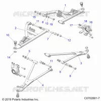 FRONT SUSPENSION CONTROL ARMS