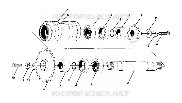 DETAILS-FRONTPLATTE 6X6 CENTER TIGHTENER ASSEMBLY-PN 1380043 (4919811981021A)