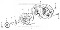 RÜCKZUG ANLASSER 700 RMK 0980966 and  EUROPEAN 700 RMK E980966 (4943724372C013)