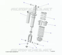 SUSPENSION, FRONT SHOCK MOUNTING, STANDARD/PREMIUM