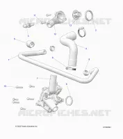MOTOR, WATERPUMP AND BYPASS