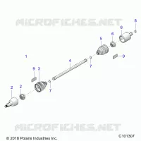 DRIVE TRAIN, ANTRIEBSWELLE, FRONT