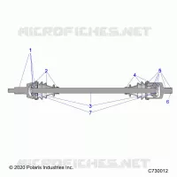 ANTRIEB, FRONT HALF SHAFT