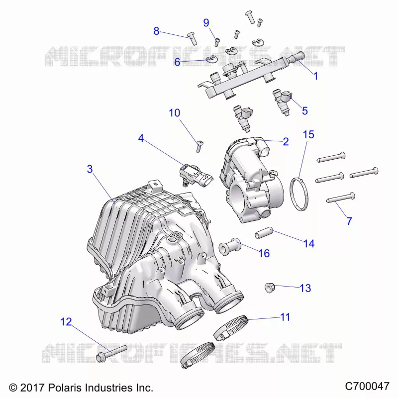 ENGINE, LUFTEINLASS MANIFOLD