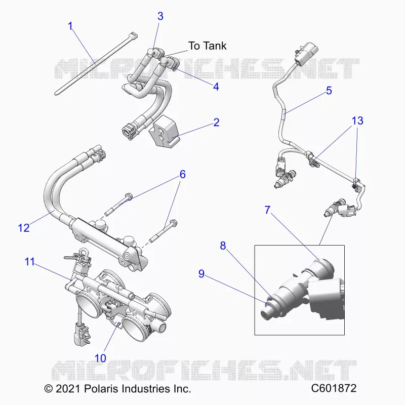 KRAFTSTOFFSYSTEM, RAIL, LINES AND THROTTLE BODY