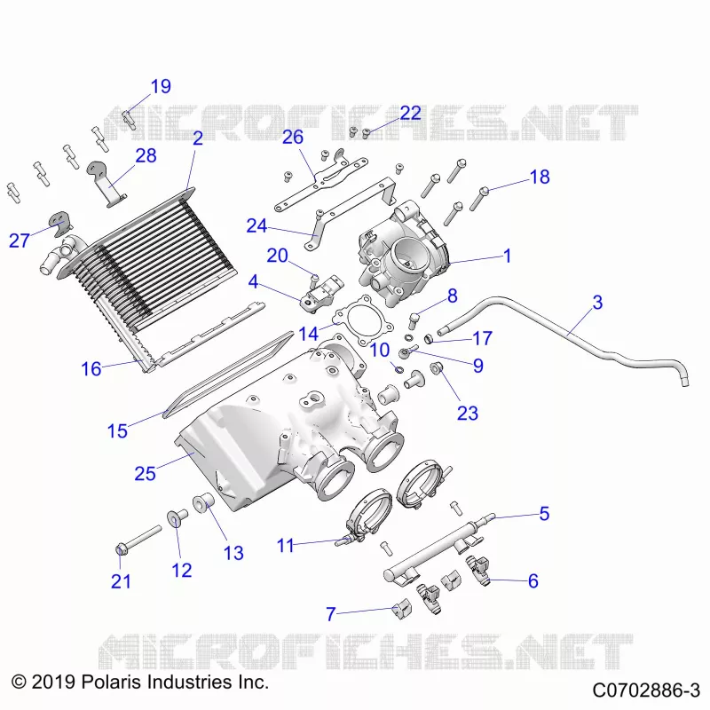 ENGINE, LUFTEINLASS MANIFOLD