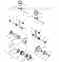KOLBEN   KURBELWELLE  500 EFI 0952774, EFI SKS 0952574,   EFI SKS PT 09529 (4929052905C013)