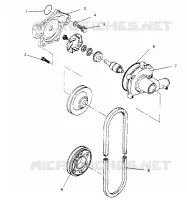 WASSERPUMPE XLT 0950756, XLT SKS 0950556,  XLT SKS EURO E950556   XLT SKS  P (4928842884C011)
