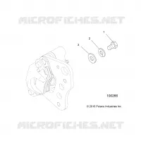 VORDERBREMSE CALIPER MOUNTING