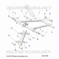 SUSPENSION, FRONT DREHMOMENTARM