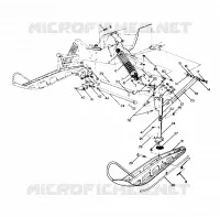 FRONT SUSPENSION   SKI 400 (4919241924007A)