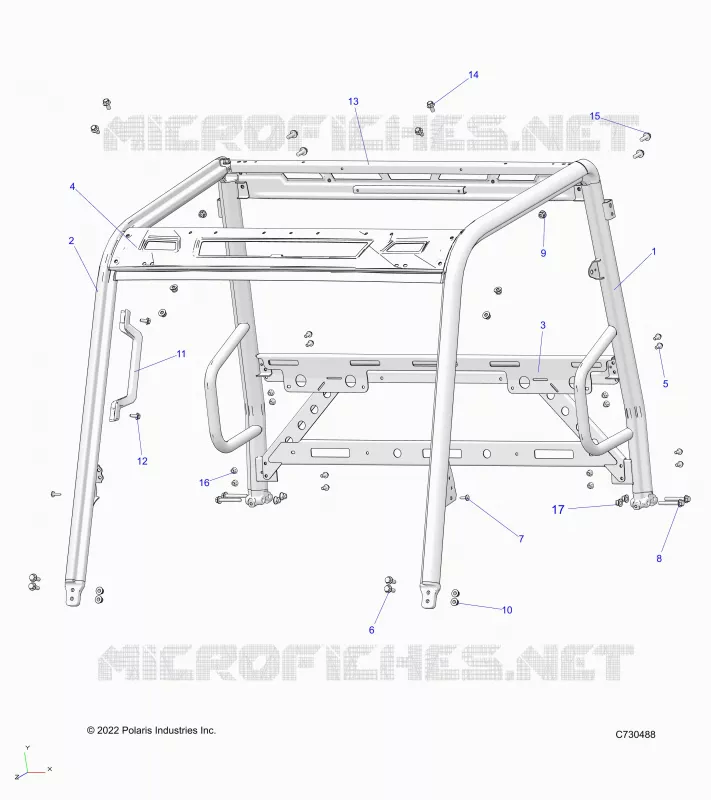 CHASSIS, CAB RAHMEN