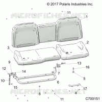 SITZ ASM. REAR