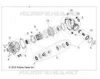 ANTRIEB, FRONT GETRIEBEGEHÄUSE INTERNALS 1332842