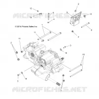 DRIVE TRAIN, MAIN GEARCASE MOUNTING