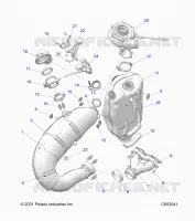 ENGINE, ABGASSYSTEM AND TURBO ASM.