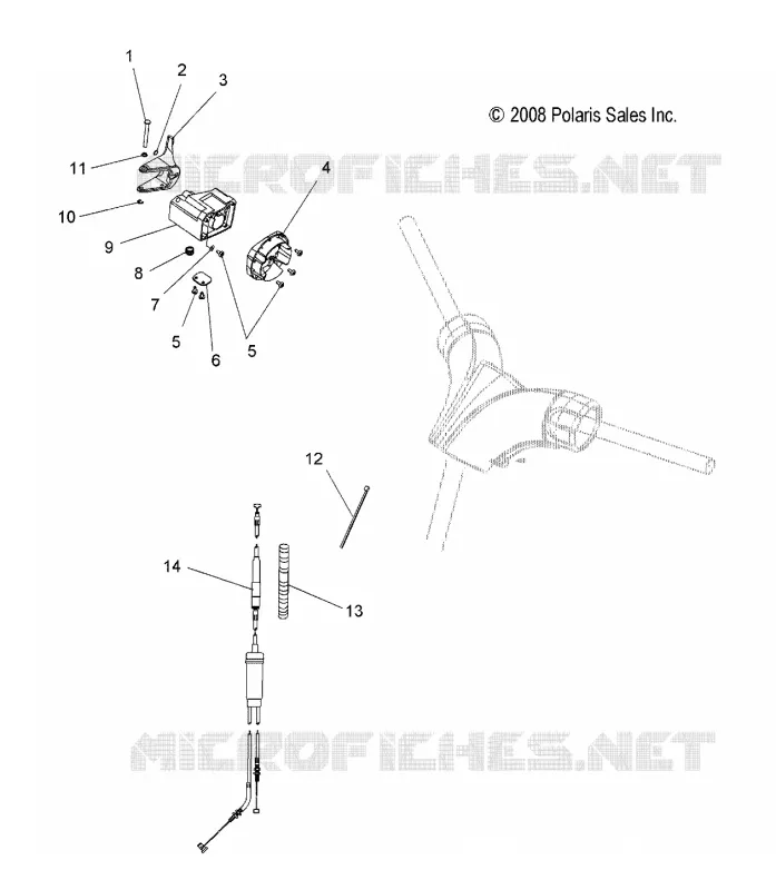 MOTOR, DROSSELN CONTROL ASM.