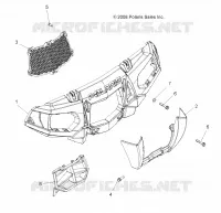 FRONTSTOSSSTANGE AND MOUNTING