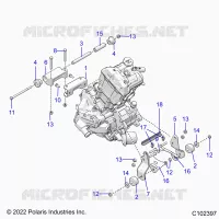 MOTOR, MOUNTING &amp; LONG BLOCK