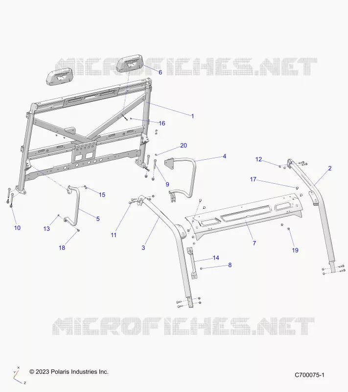 CHASSIS, CAB RAHMEN