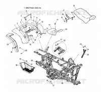 REAR CAB, SITZ AND MAIN FRAME