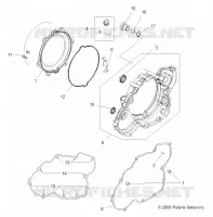 MOTOR, CLUTCH COVER