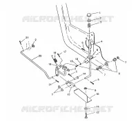 FOOT PEDAL   BREMSE ASSEMBLY 6x6 400L, SWEDISH S948740 and  NORWEG (4926812681004A)