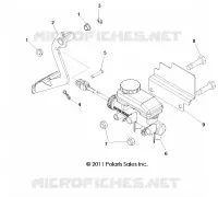 BREMSES, PEDAL AND MASTER CYLINDER