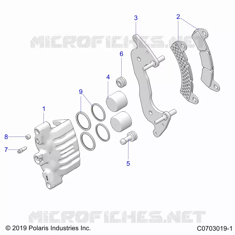 BRAKES, BREMSZANGE VORNE